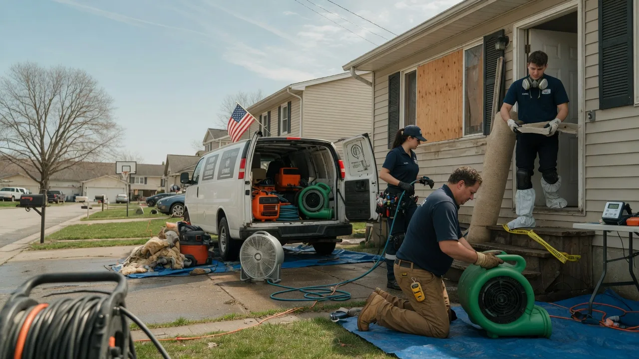 Water Damage Restoration in Dane, WI near me